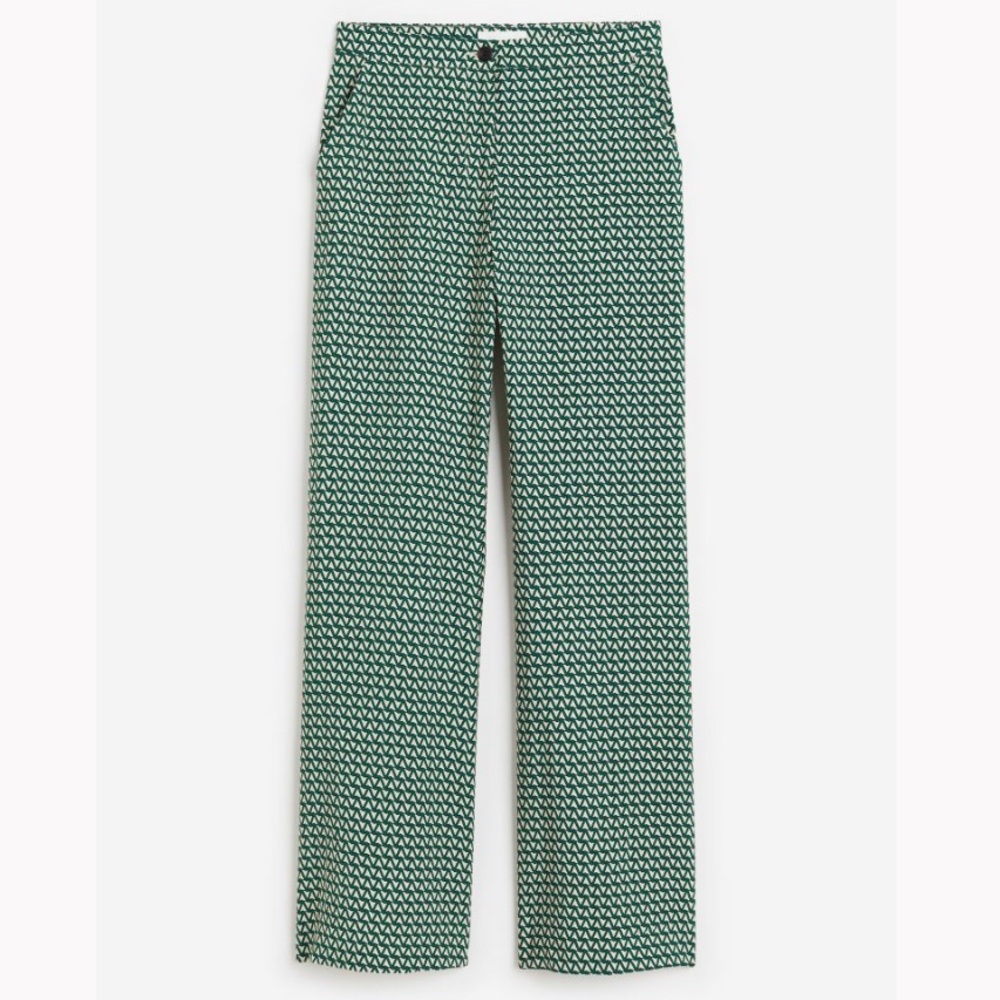 H&M Printed Flare Pants